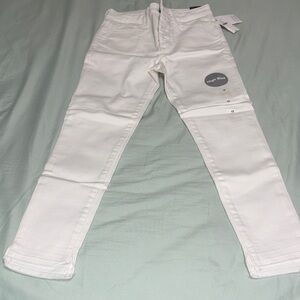 GAP Girls High Rise White Jeans
